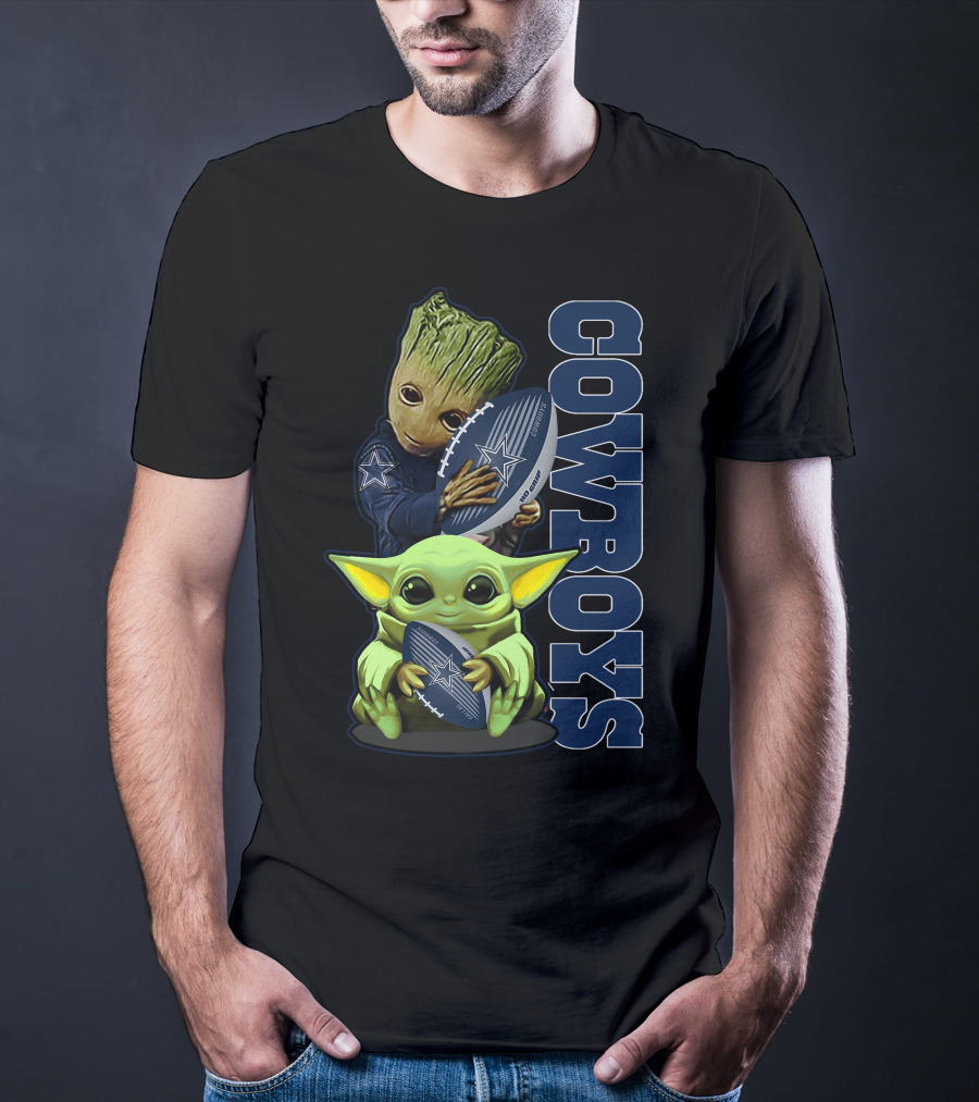 Cowboys Grzd Dallas Cowboys Football Featuring Popular Characters T-Shirt