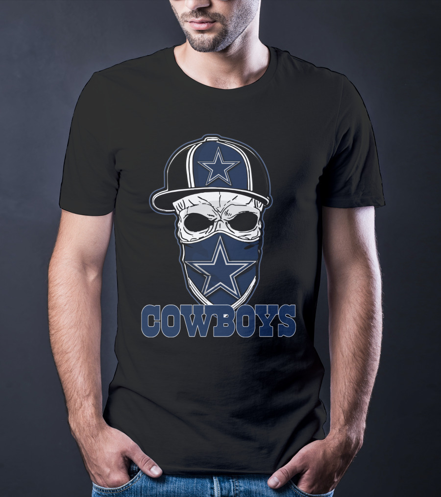 Cowboys Skull Hat With Star T-Shirt
