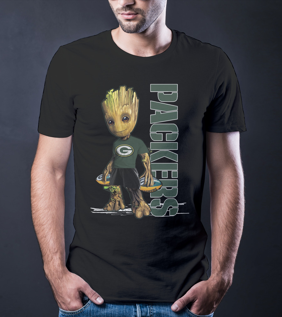 Groot Green Bay Packers Football Fans T-Shirt