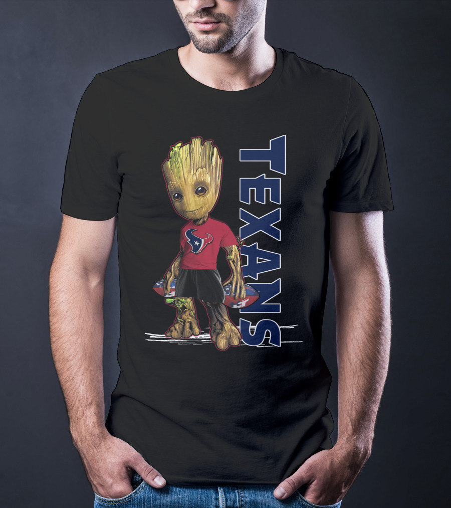 Groot Texans Football T-Shirt