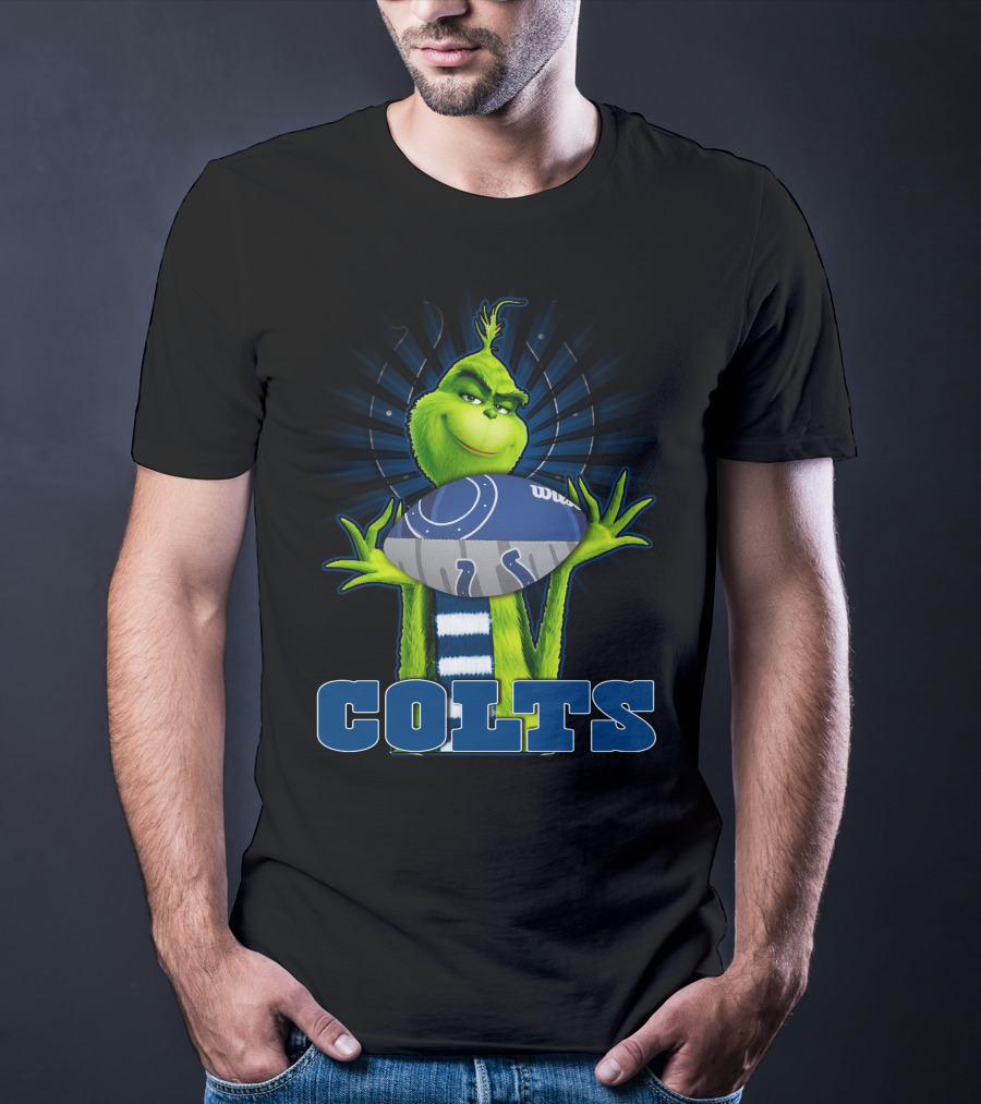 Grinch Indianapolis Colts Football T-Shirt