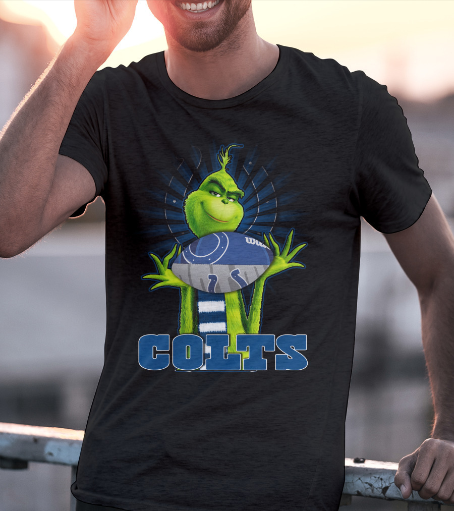 Grinch Indianapolis Colts Football T-Shirt