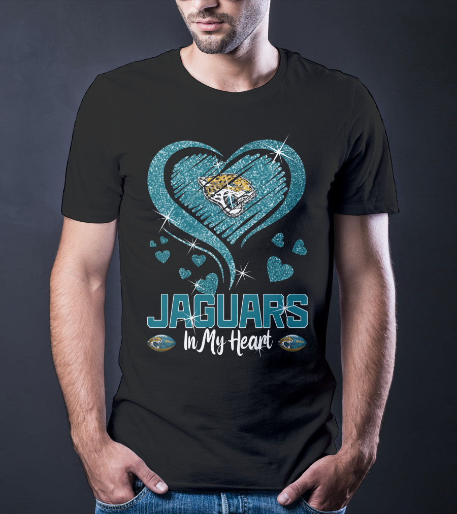 Jaguars In My Heart Jacksonville T-Shirt