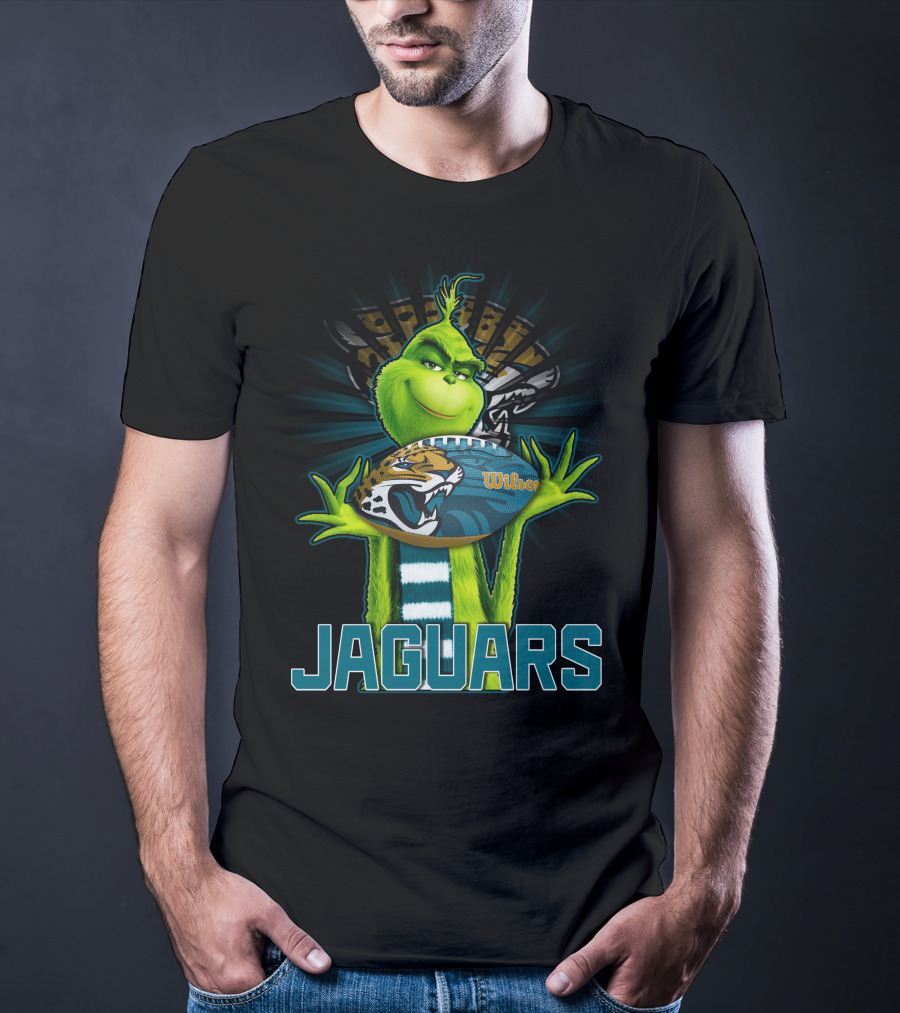 Grinch Jaguars Wilson Football Jacksonville T-Shirt