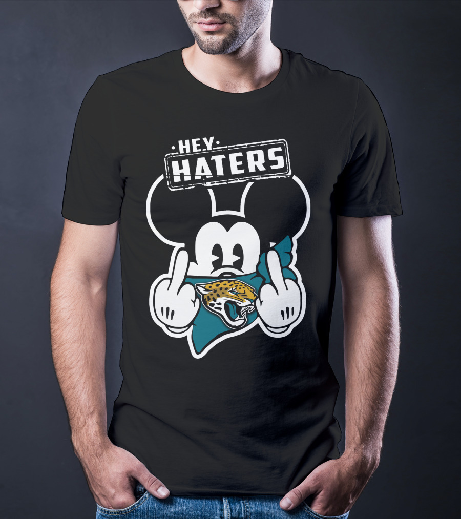 Hey Haters Mickey Mouse Jacksonville Jaguars T-Shirt