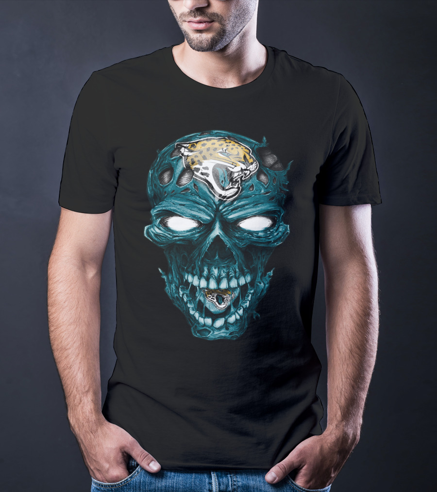 Skull Jacksonville Jaguars T-Shirt