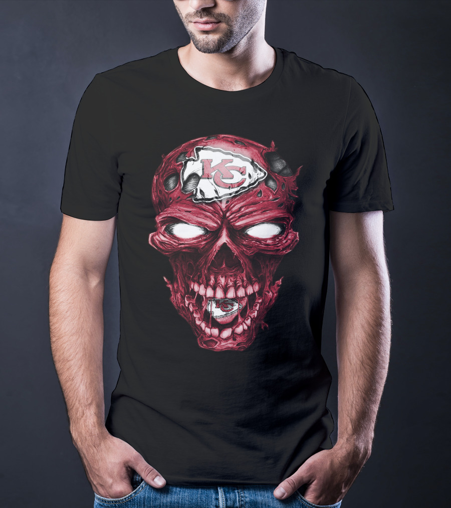 Skull KC Chiefs T-Shirt
