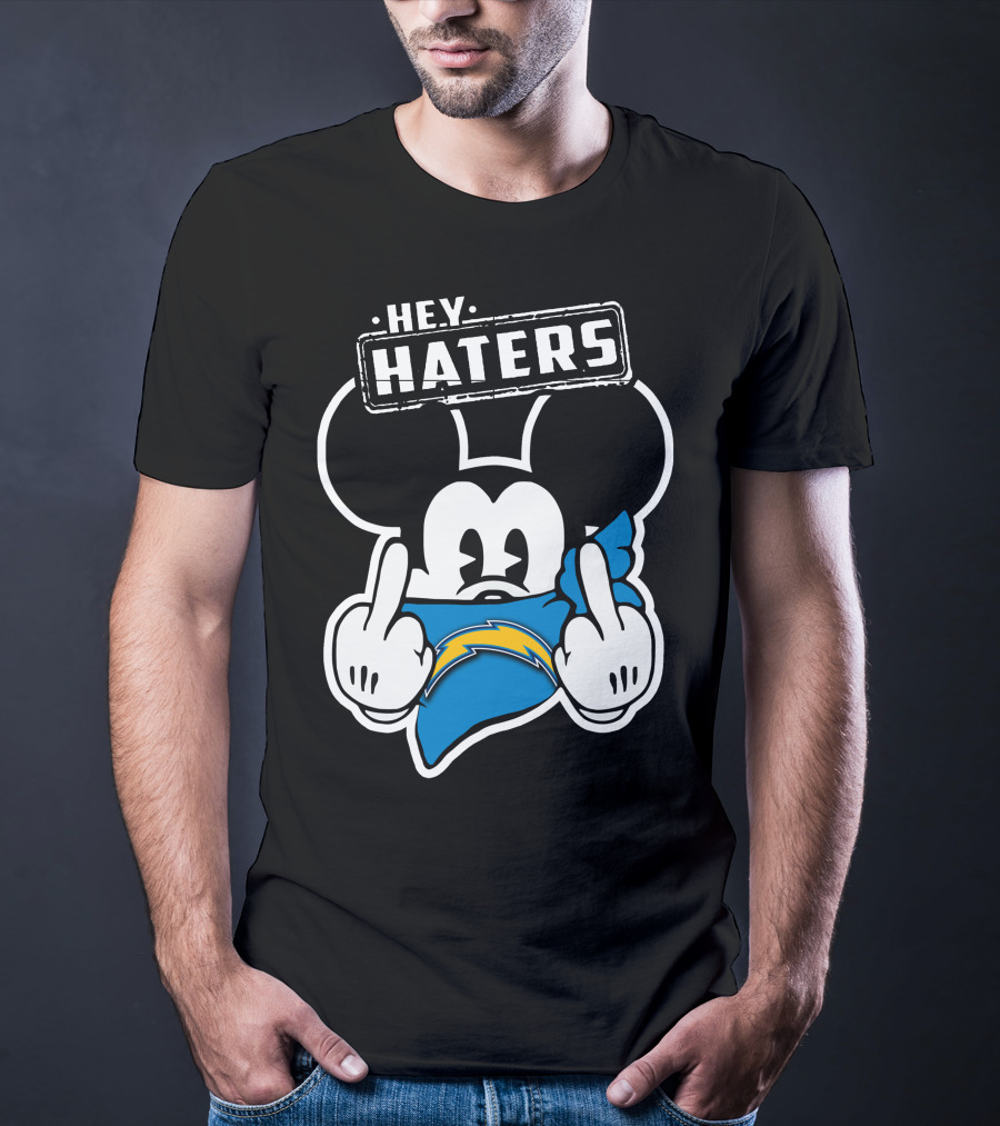 Hey Haters Mick Los Angeles Chargers T-Shirt