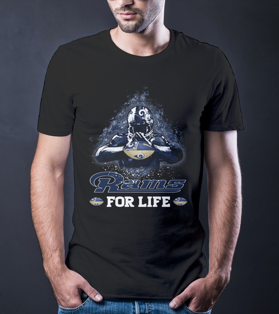 Rams For Life Los Angeles Rams Football Player T-Shirt