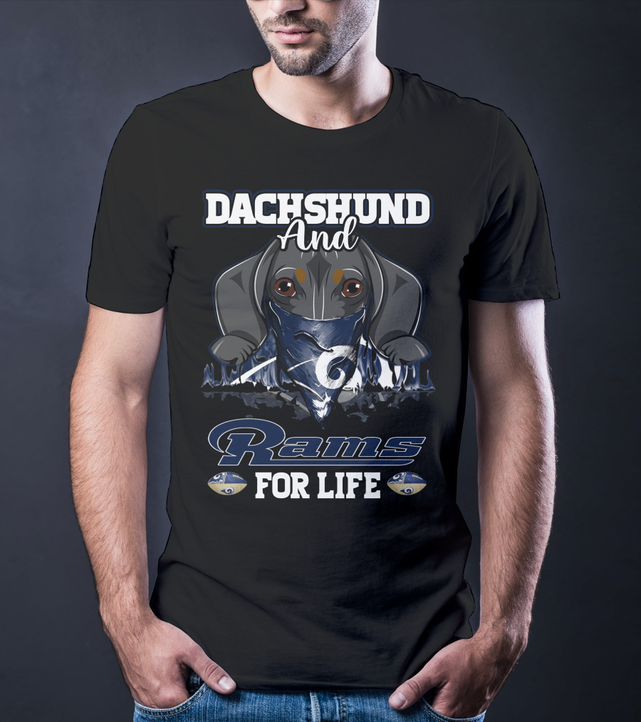 Dachshund And Rams For Life T-Shirt