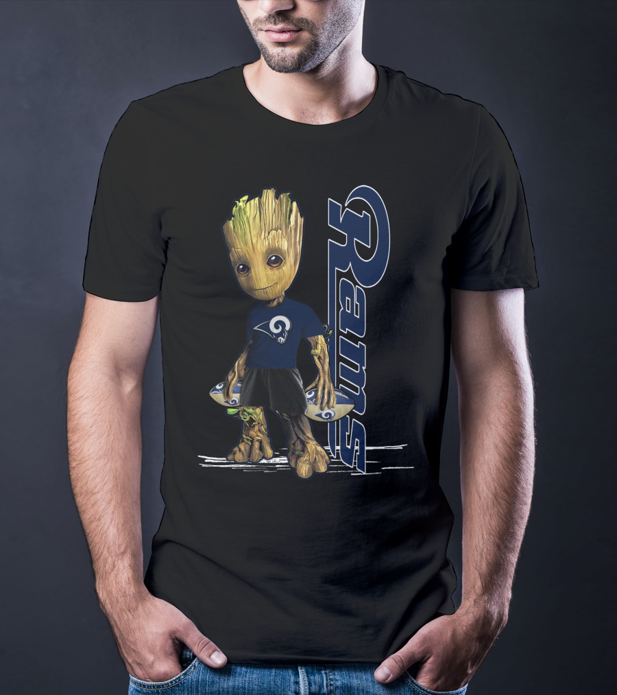 Groot Rams Los Angeles Football Fan T-Shirt