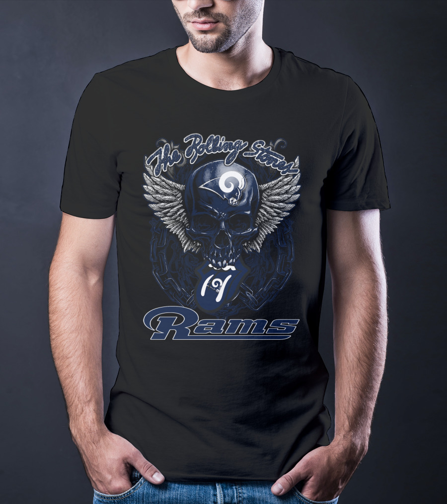 The Rolling Stones Rams Skull Wings T-Shirt
