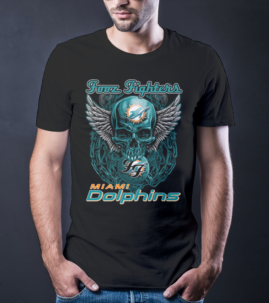 Foo Fighters Miami Dolphins T-Shirt