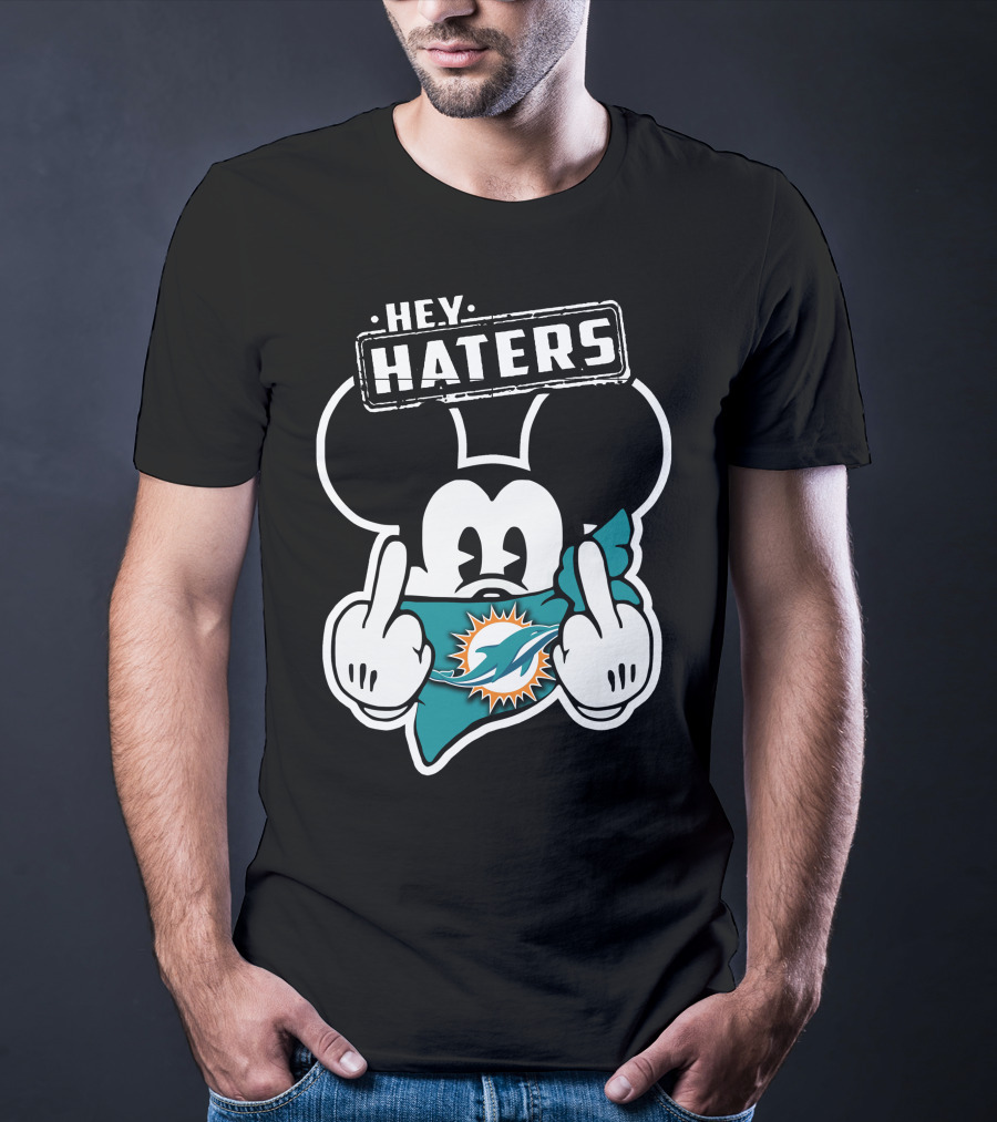 HEY HATERS Mick Miami Dolphins T-Shirt