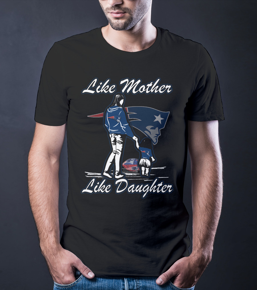Like Mother Like Daughter New England Patriots Bow And Arrow Patriots T-Shirt