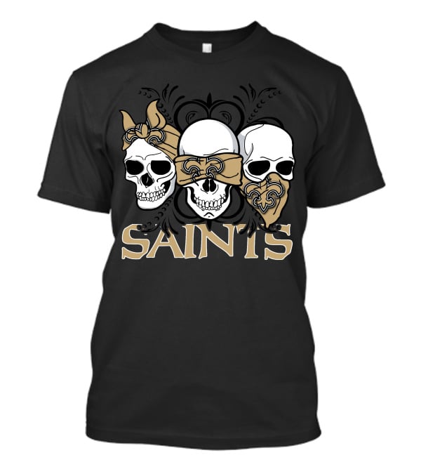Saints Three Skull New Orleans T-Shirt