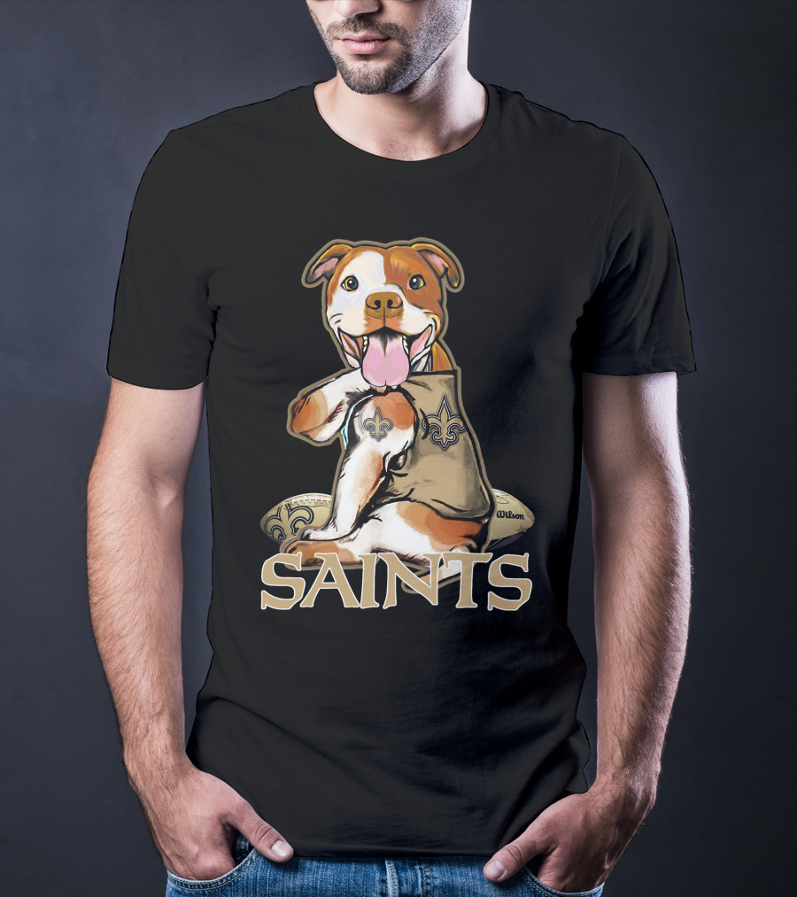 Pittbull Wilson Fleur-de-Lis Saints T-Shirt
