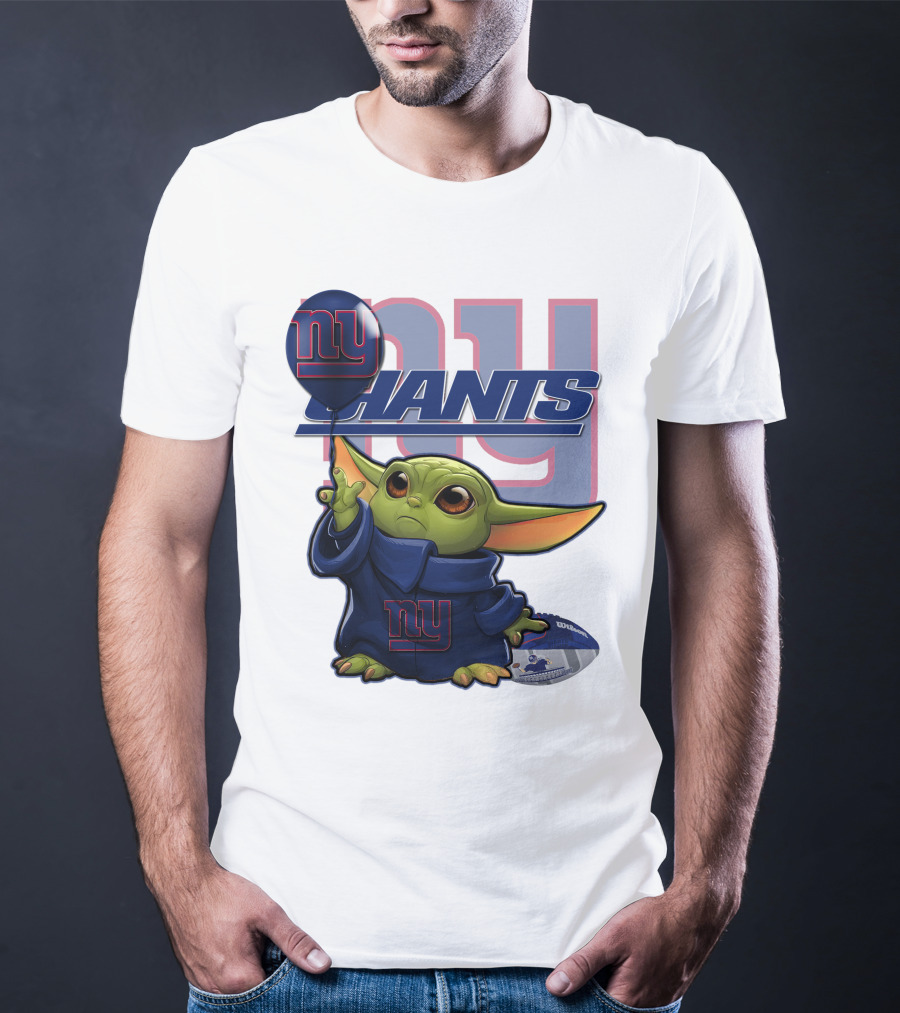 Yoda Giants Football Balloon Power Play T-Shirt