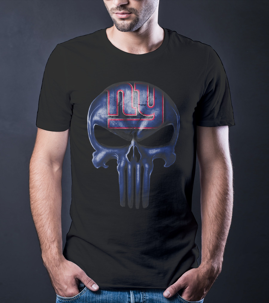 Skull Ny Giants Logo Mashup T-Shirt