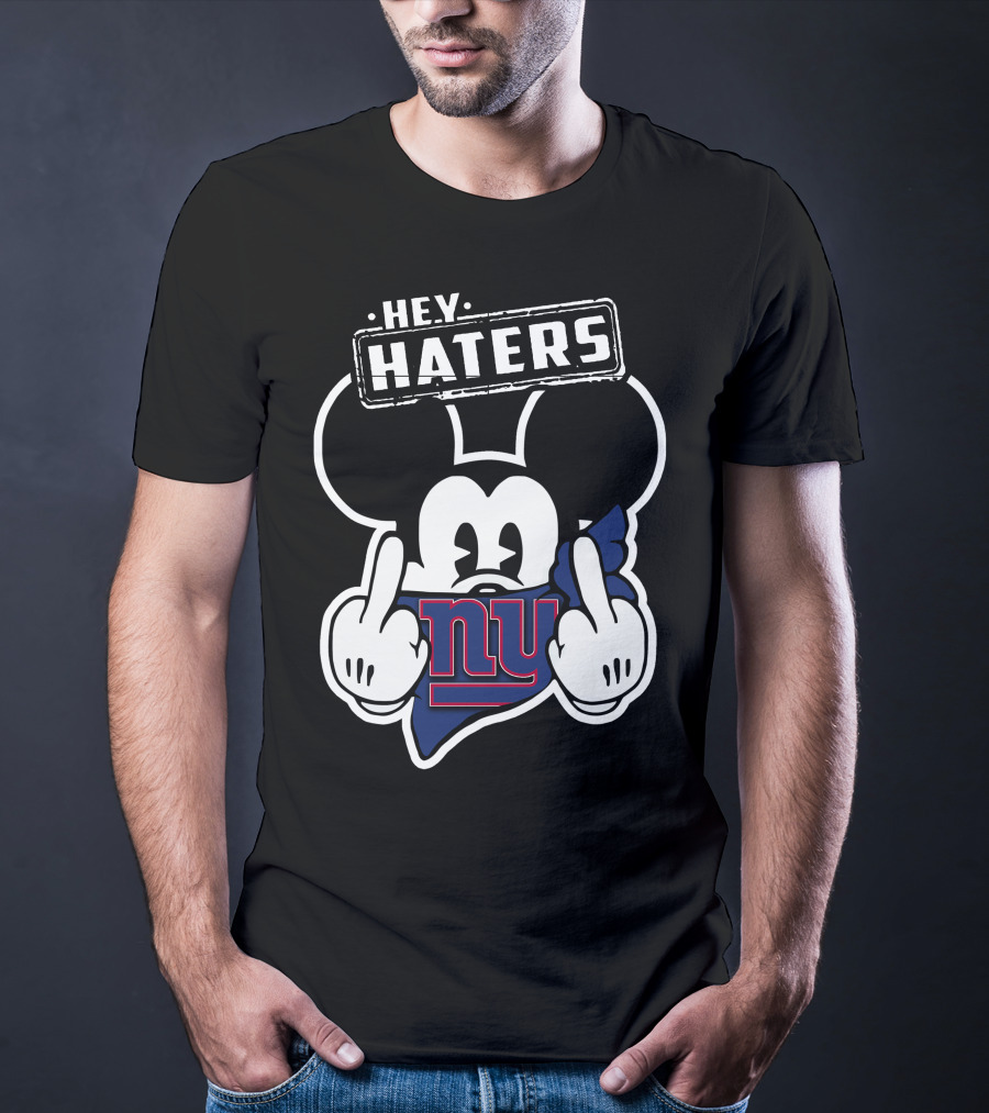 Hey Haters Mick V2 New York Giants T-Shirt