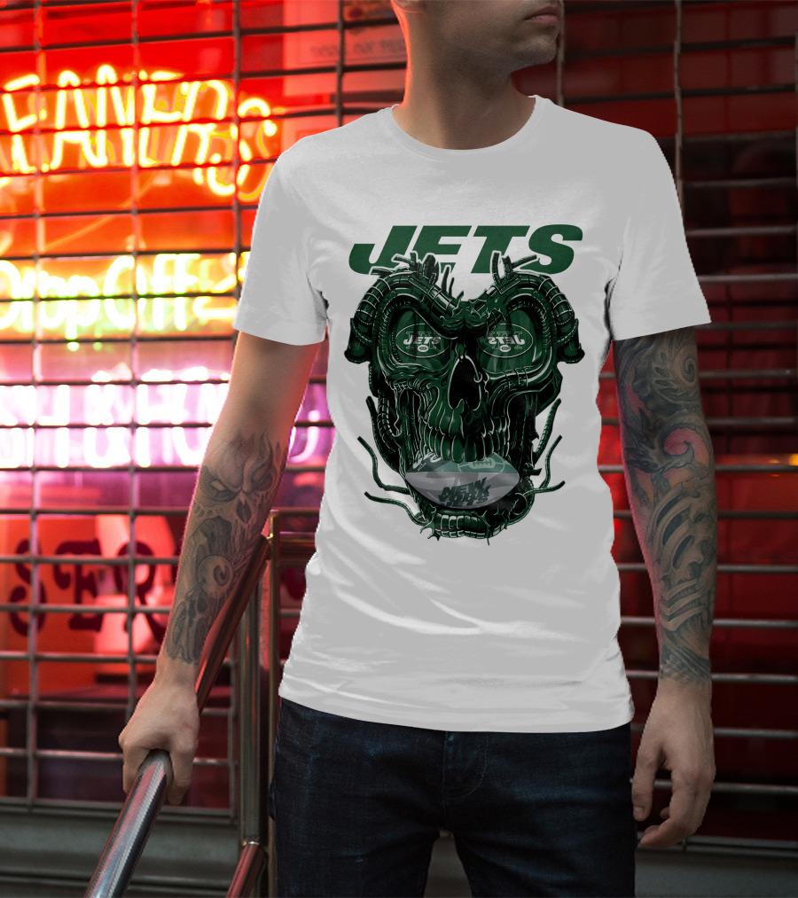 Jets Dragonskull New York Football T-Shirt