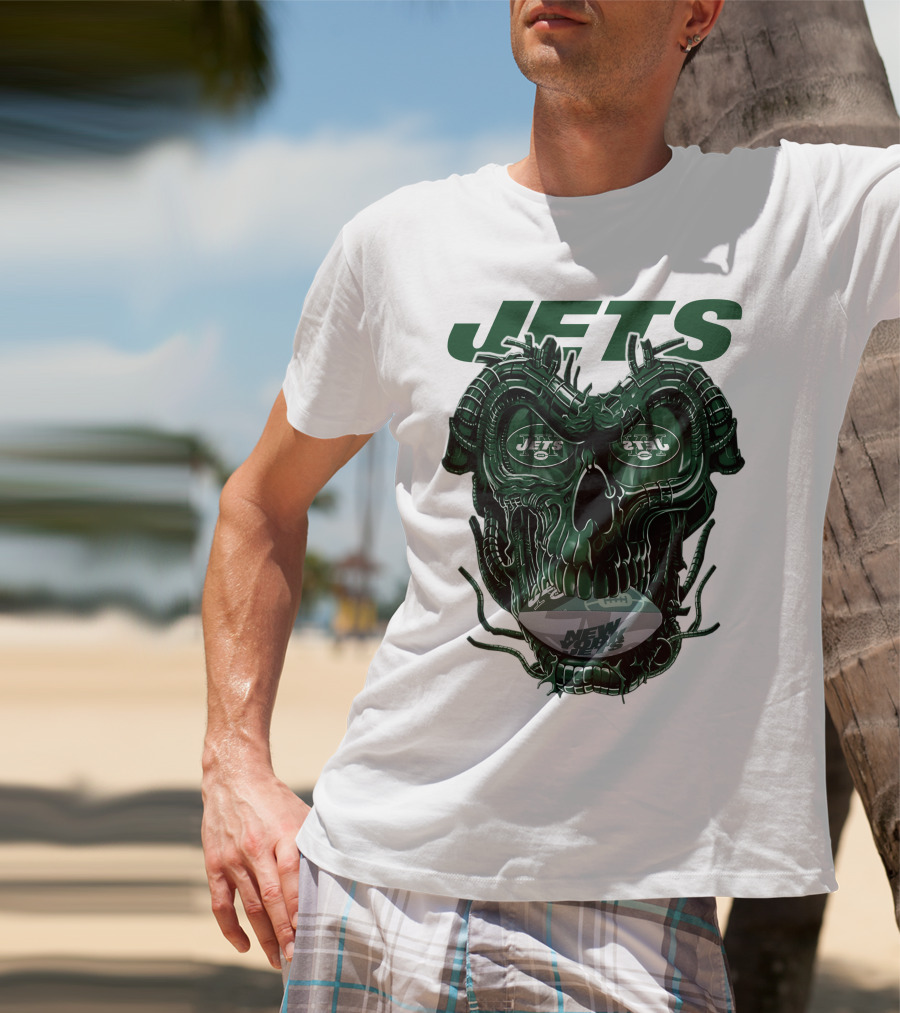 Jets Dragonskull New York Football T-Shirt