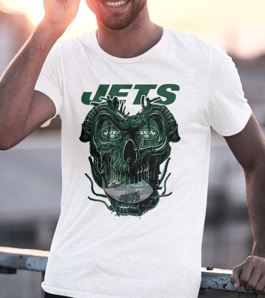 Jets Dragonskull New York Football T-Shirt