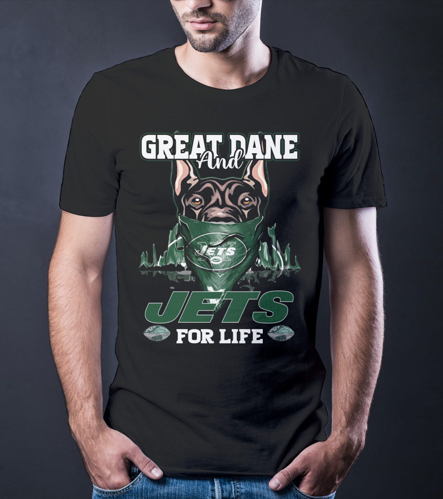 Great Dane And Jets For Life T-Shirt