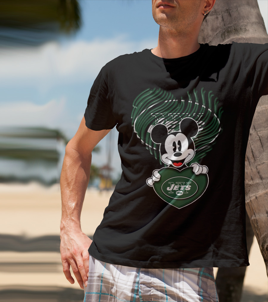 Mick Jets Heart T-Shirt