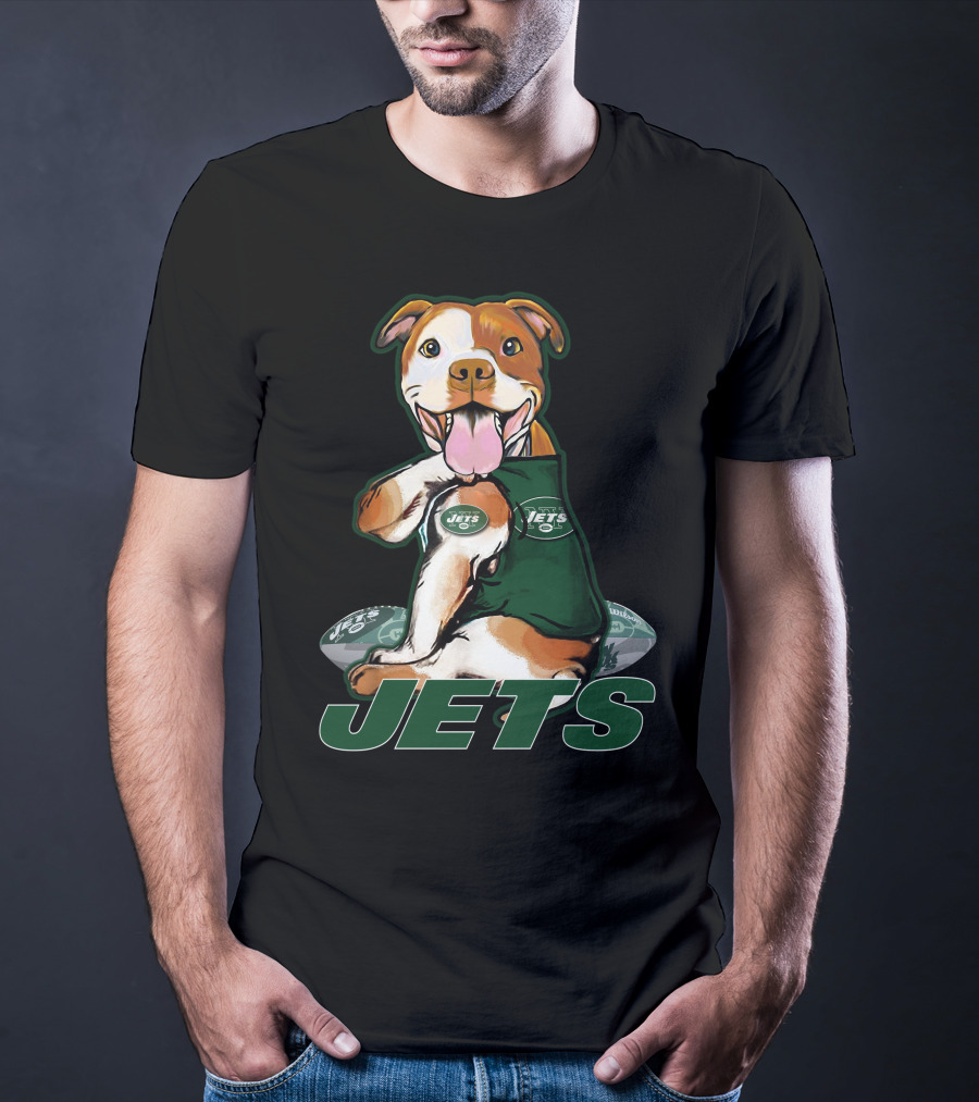Pittbull Jets Football Fan New York T-Shirt