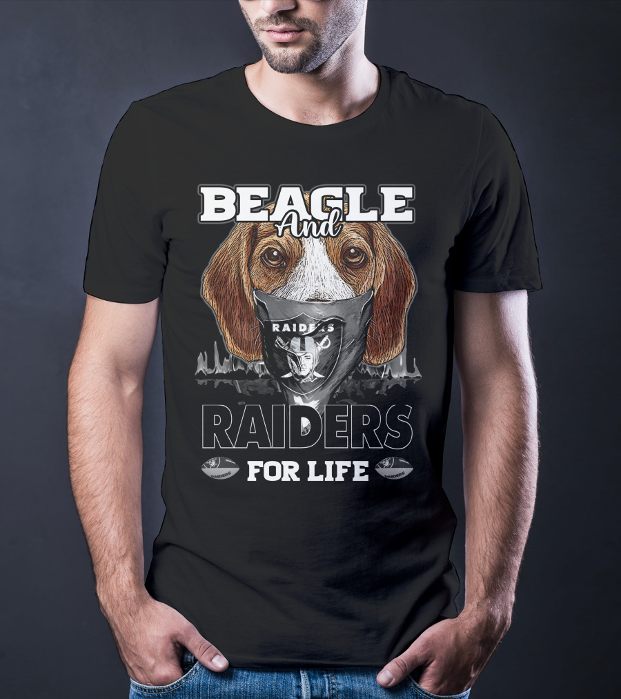 Beagle And Raiders For Life T-Shirt