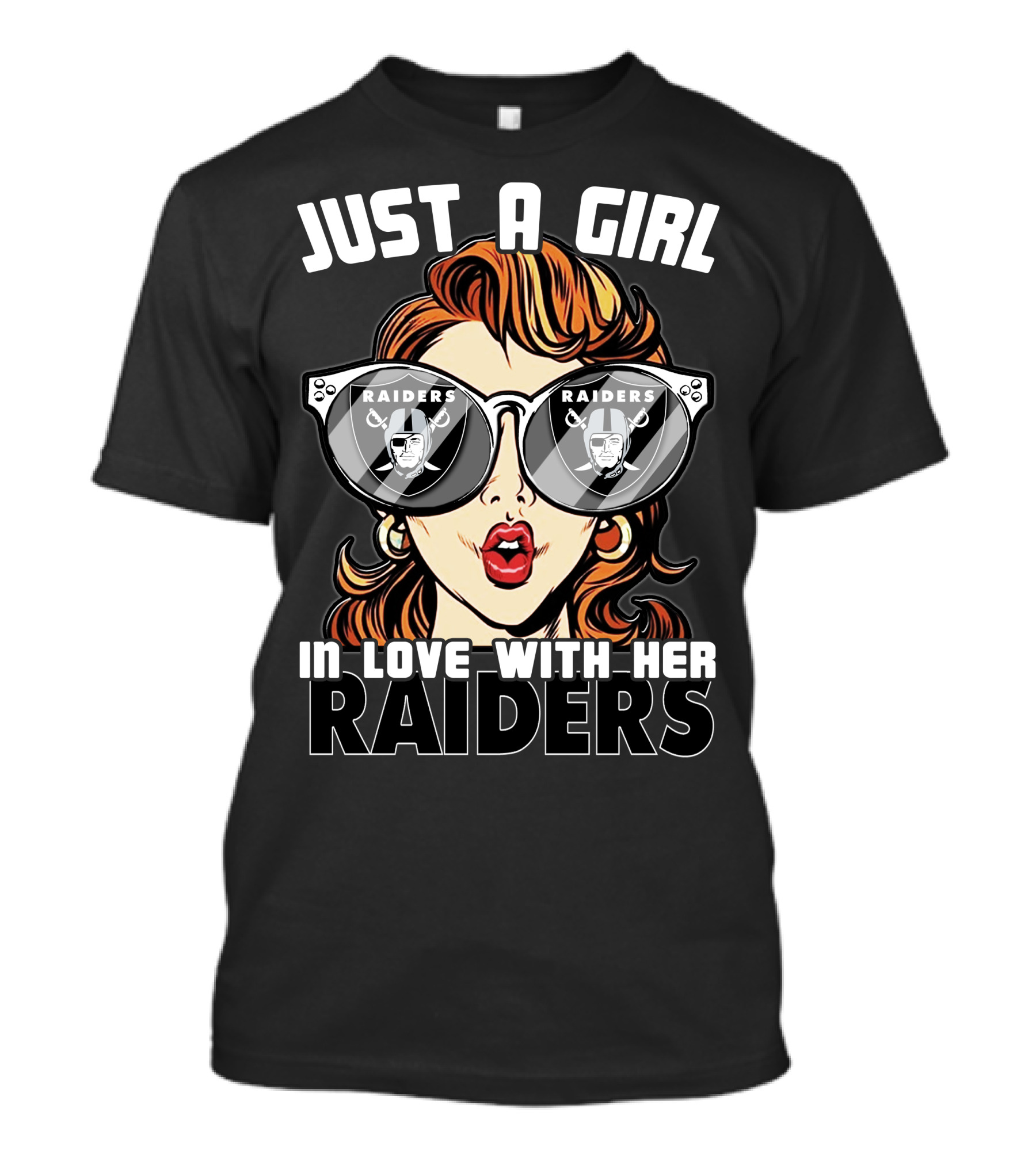 Just A Girl In Love With Her Raiders T-Shirt