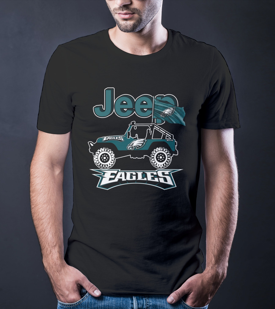 Jeep Eagles Philadelphia Team Fan T-Shirt
