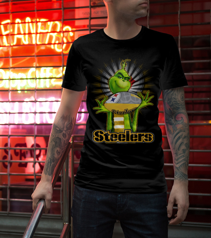 Grinch Steelers Football Fan T-Shirt