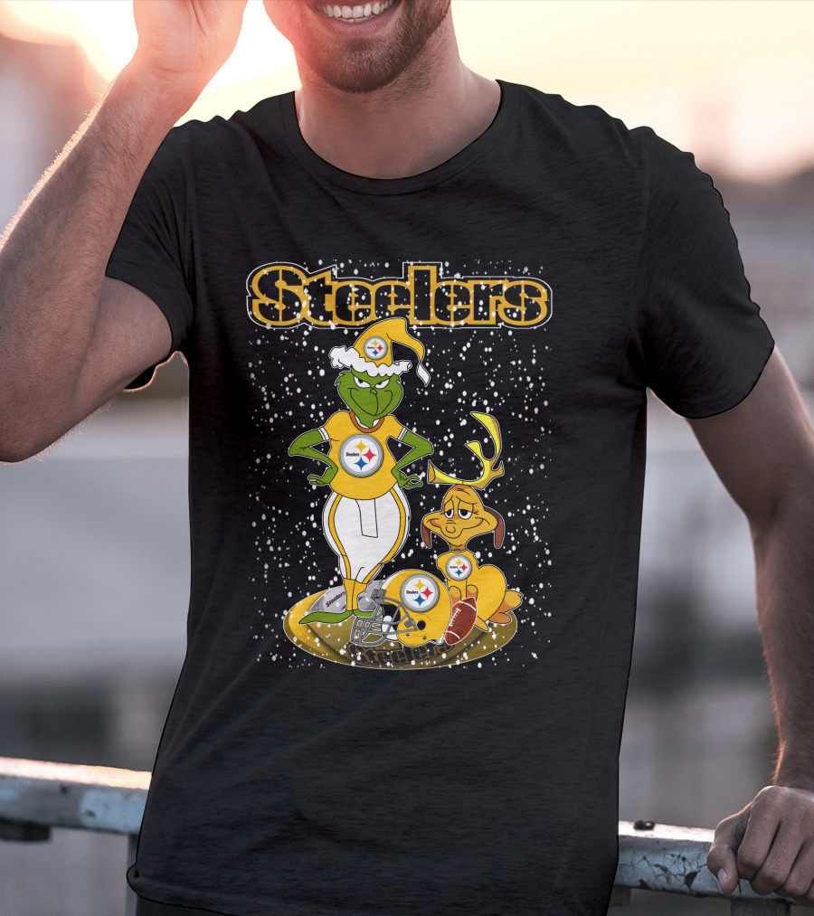 Steelers Grinchxmas Christmas Football T-Shirt