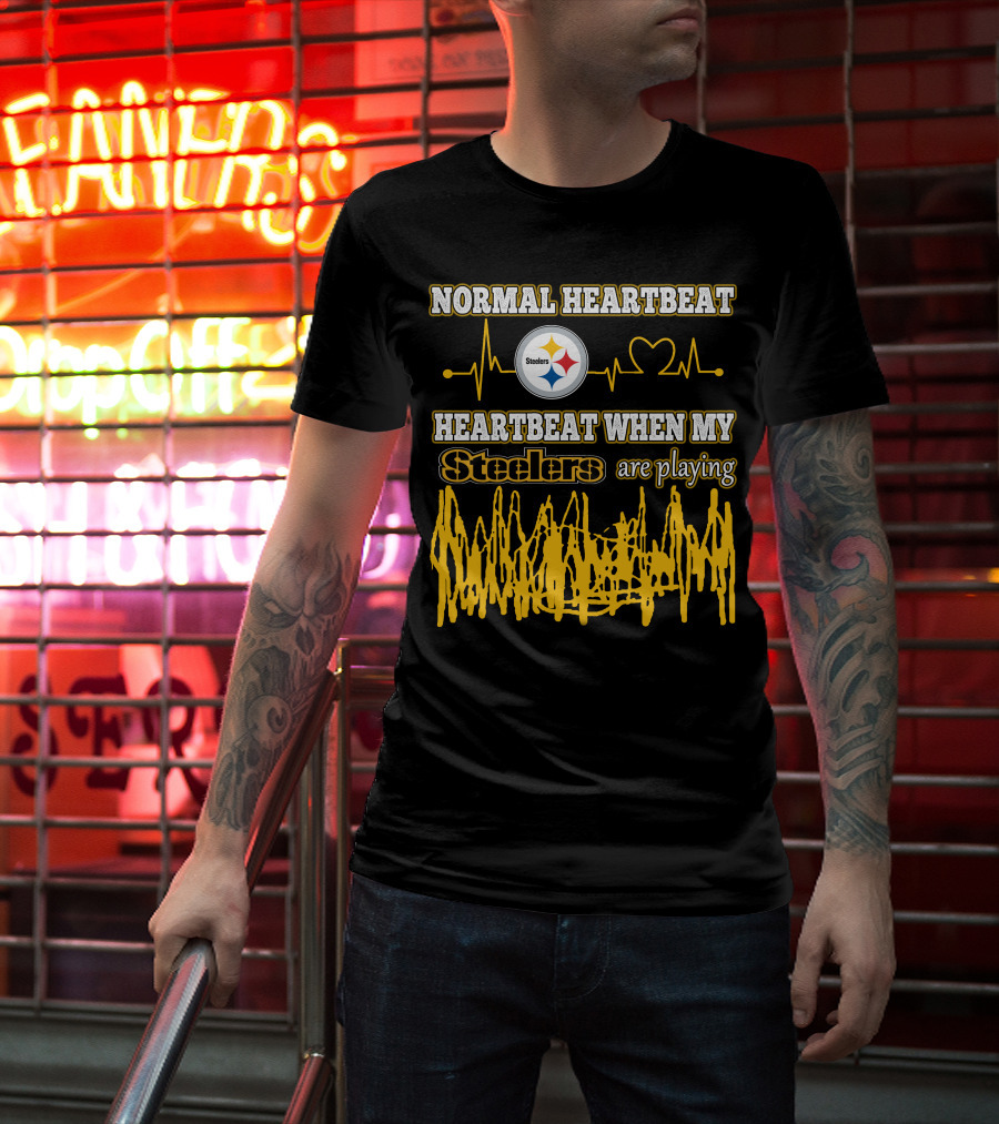 Normal Heartbeat Steelers Heartbeat When My Steelers Are Playing T-Shirt