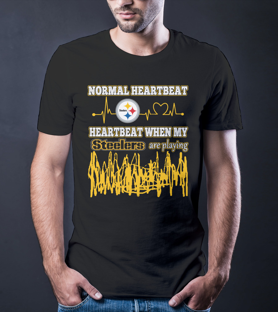 Normal Heartbeat Steelers Heartbeat When My Steelers Are Playing T-Shirt