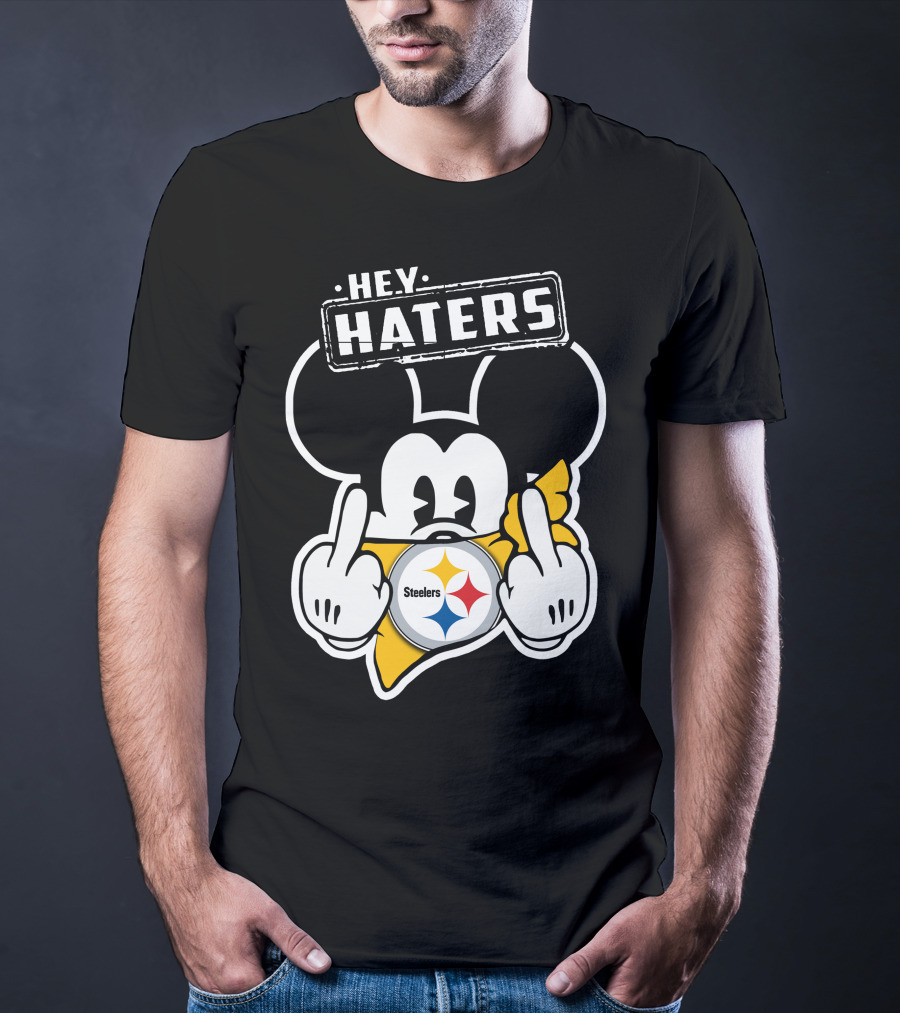 Hey Haters Mick V2 Pittsburgh Steelers T-Shirt