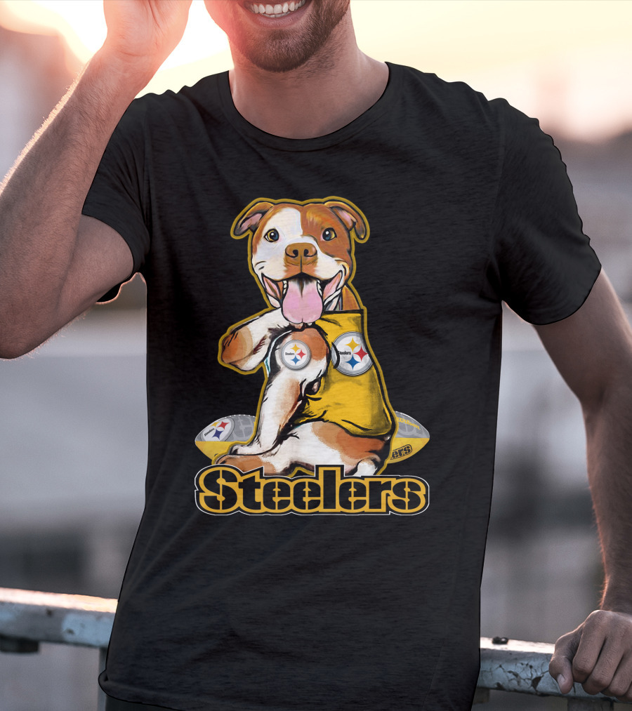 Steelers Pittbull Football Fan Appreciation T-Shirt