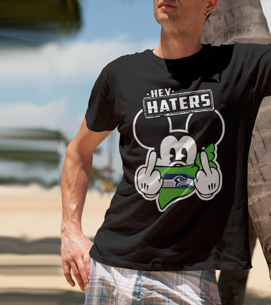 HEY HATERS Mick V2 Seattle Seahawks T-Shirt