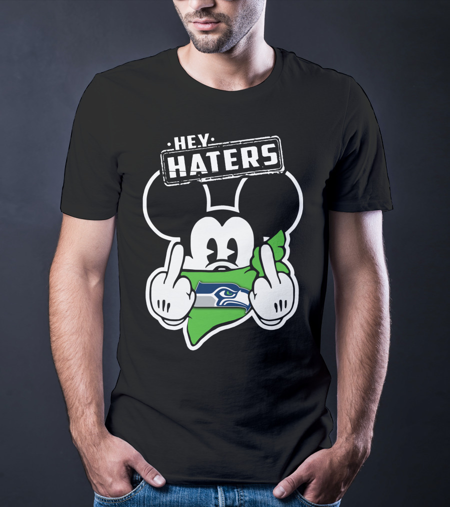 HEY HATERS Mick V2 Seattle Seahawks T-Shirt