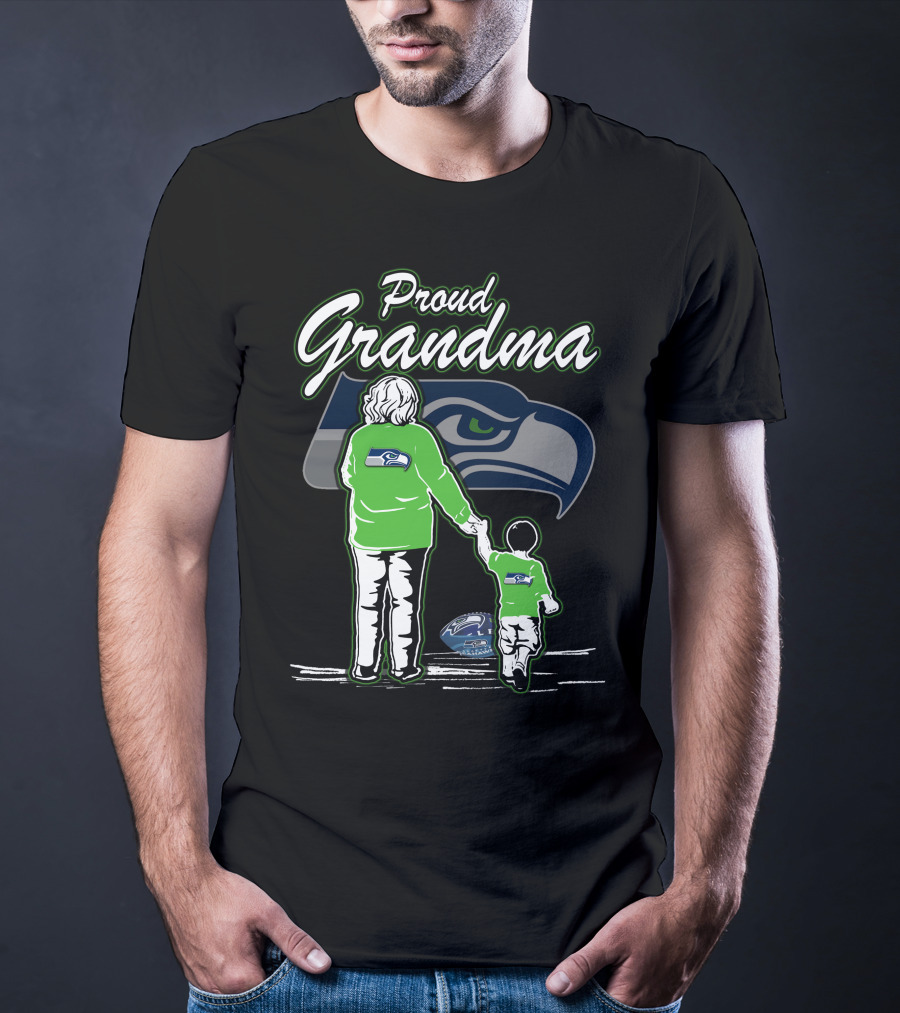 Proud Grandma Seattle Seahawks T-Shirt
