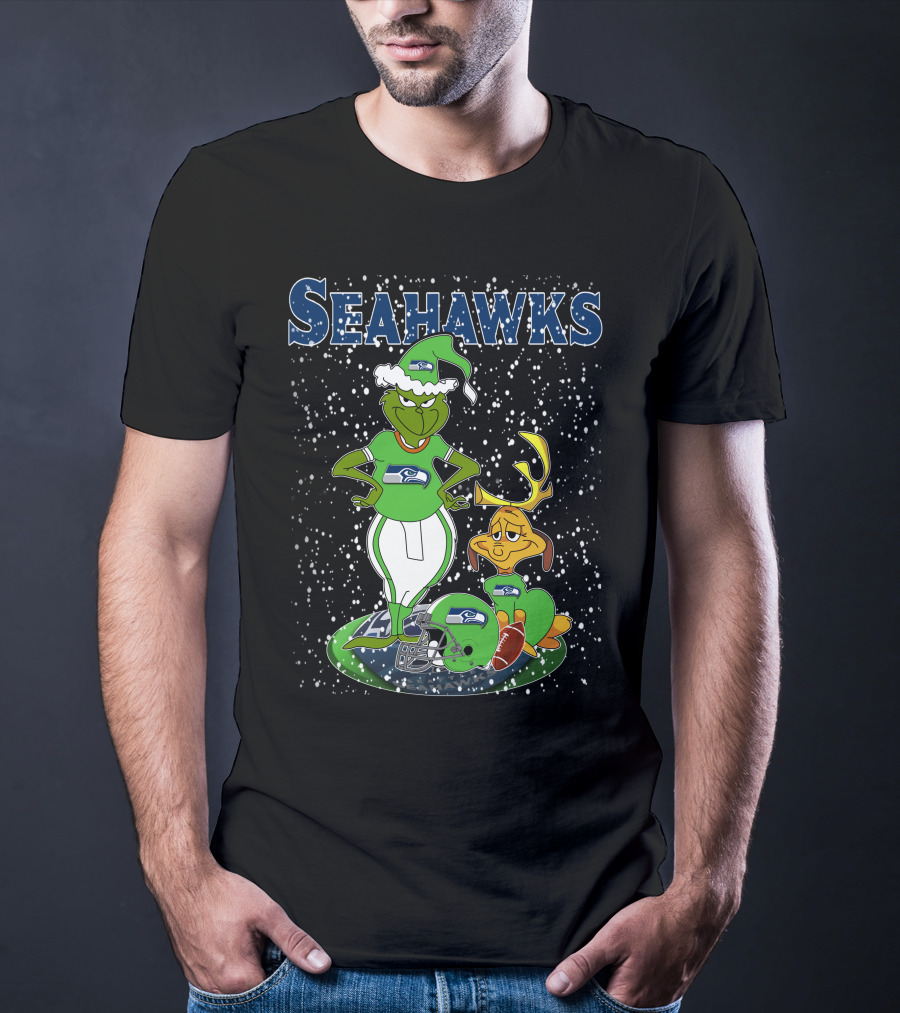 Seahawks Grinchxmas Seattle Seahawks T-Shirt