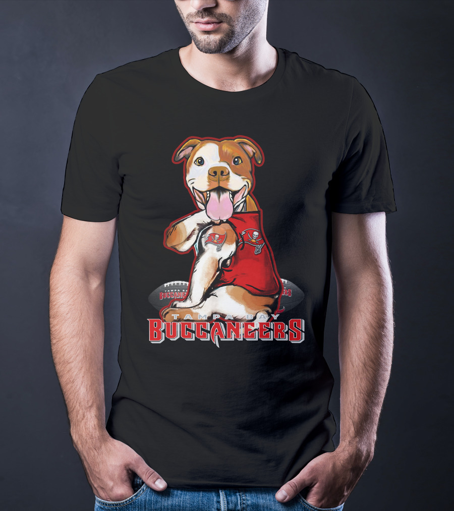Tampa Bay Buccaneers Pittbull Football T-Shirt