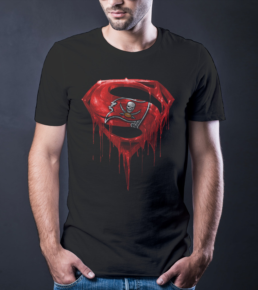 Superman Tampa Bay Buccaneers Logo Mashup T-Shirt