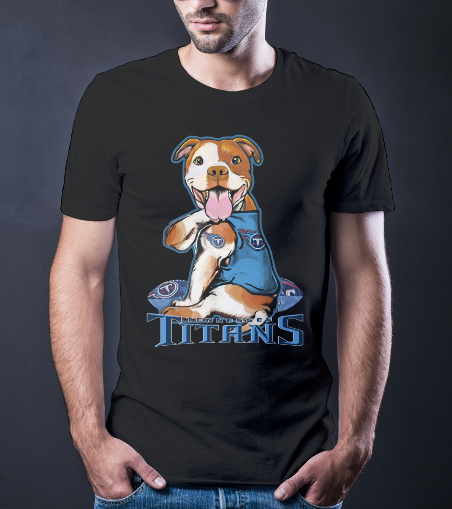 Pittbull Tennessee Titans Football Team Spirit T-Shirt
