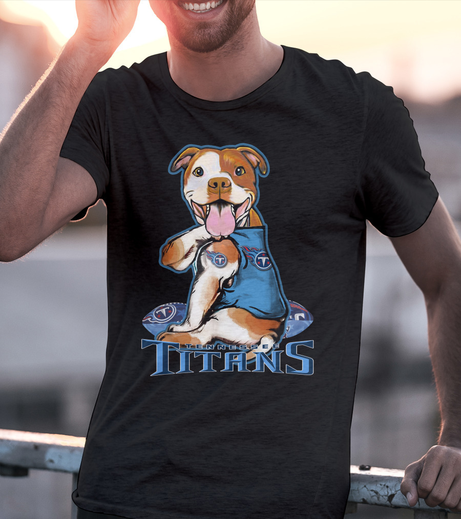 Pittbull Tennessee Titans Football Team Spirit T-Shirt