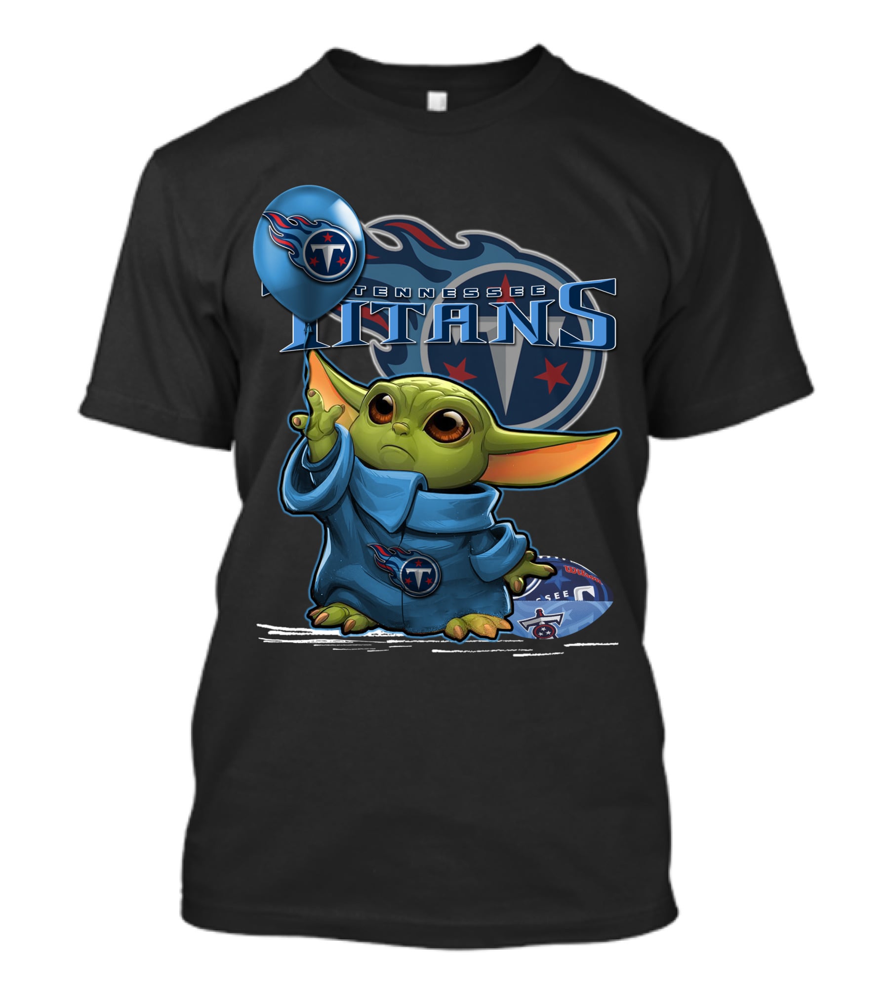 Tennessee Titans Yoda Force Football T-Shirt