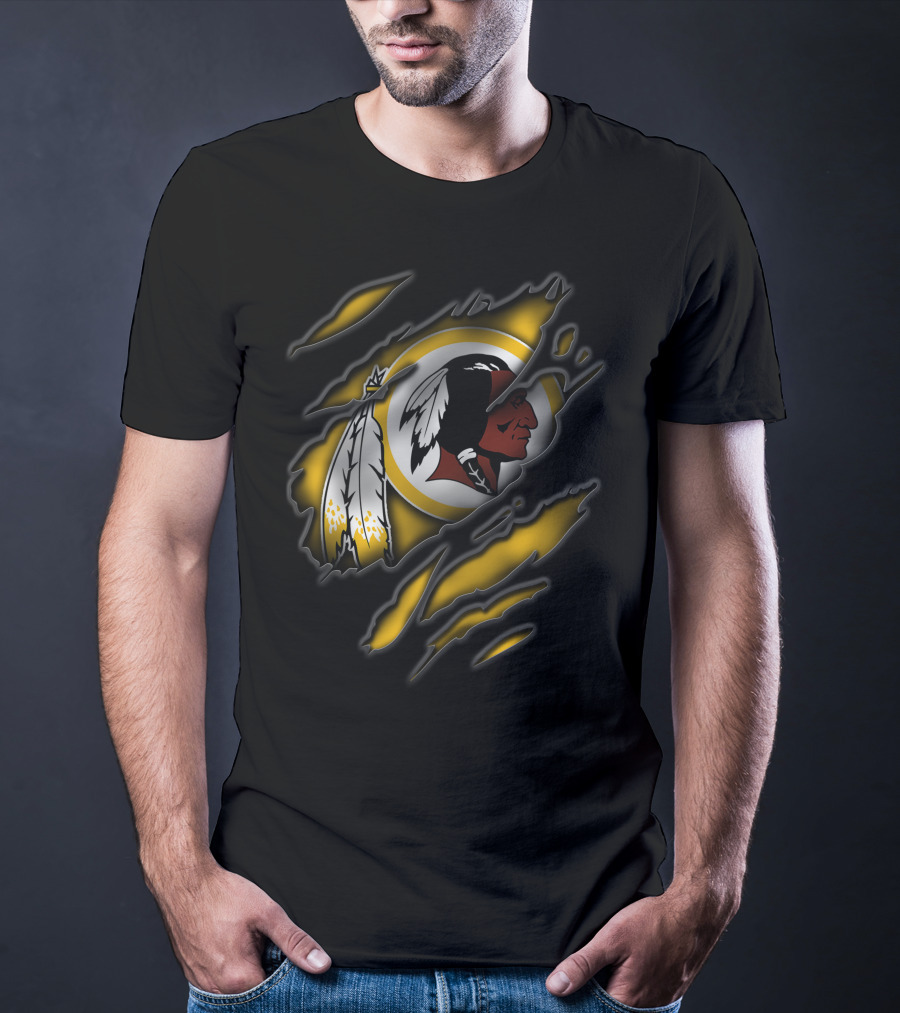 Torn Washington Redskins Football Team T-Shirt