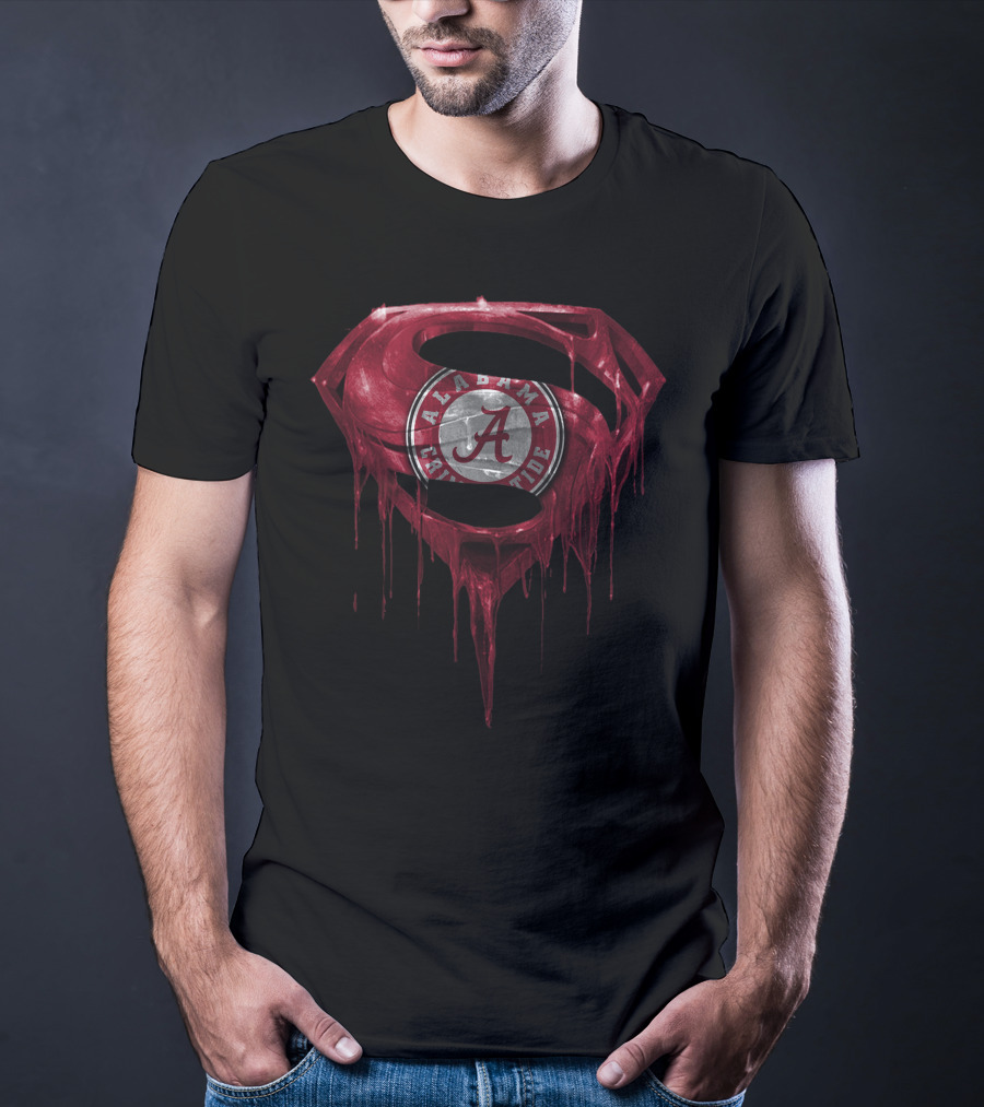 Alabama Crimson Tide Superman T-Shirt